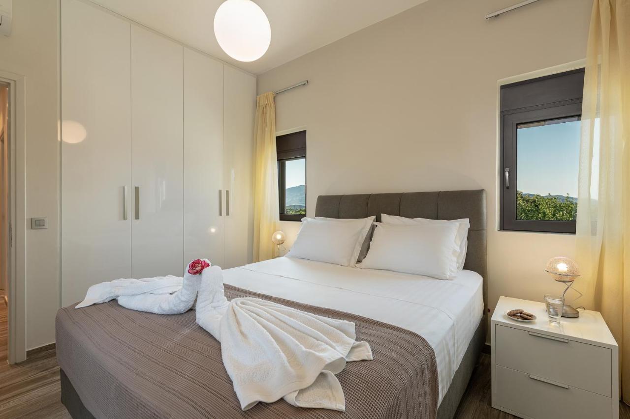 Villa Enny, 3 Bd With Private Heated Pool Agia  外观 照片