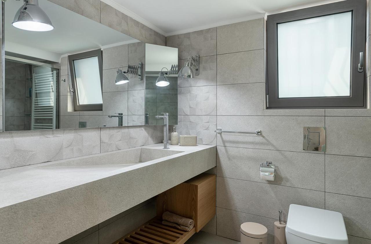 Villa Enny, 3 Bd With Private Heated Pool Agia  外观 照片